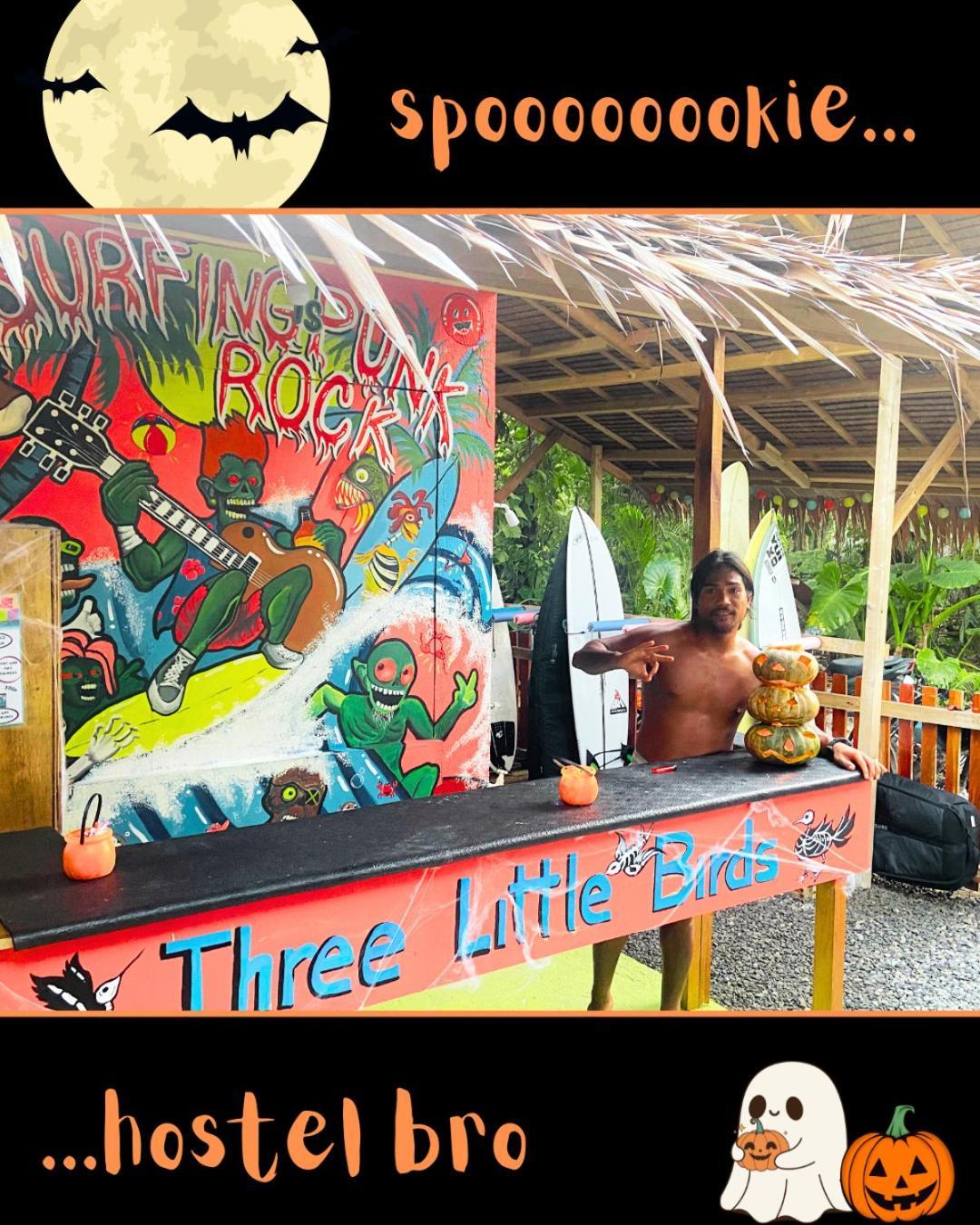 Three Little Birds Surf Hostel General Luna  Exteriör bild